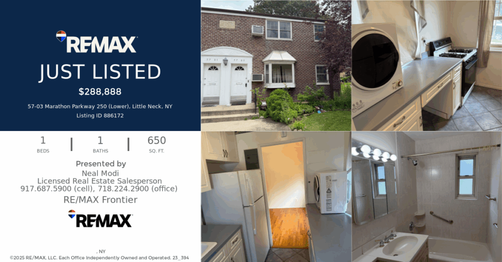 57-03 Marathon Parkway #250 Lower Little Neck NY